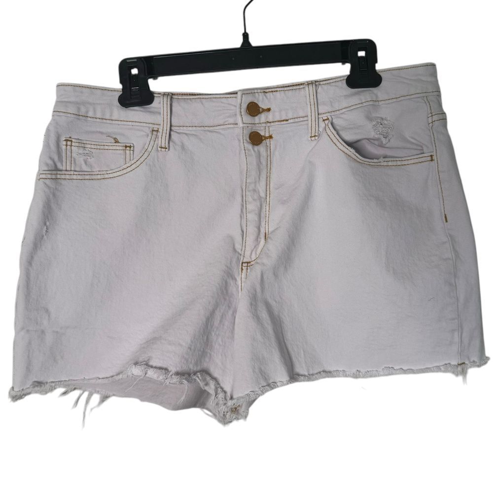 Universal Thread Grunge High Rise‎ Raw Hem Denim Shorts Vintage Midi Western 14